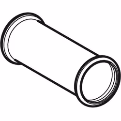 Geberit 22105 raccord des tuyaux d'eau Connecteur de tuyau Charbon, Acier 1 pièce(s)