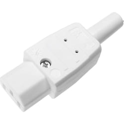 Connectique pour appareils réfrigérants série (connecteur réseau) 794 Kaiser 794/ws femelle, droit Nombre total de pôles: 2 + PE 10 A blanc 1 pc(