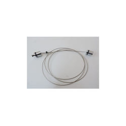Bruck - Suspension Corde en Acier Chromé Mat Longueur 1 Mètre pour Rail Duolare 160605CH