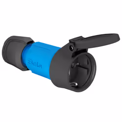Bals Elektrotechnik 7486, 16 A, 250 V, 2P+PE, Droit, Femelle, Noir, Bleu