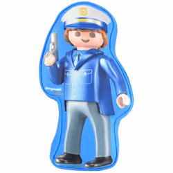 Coussin en peluche - UNITED LABELS - Playmobil - Bleu - Intérieur - Enfant