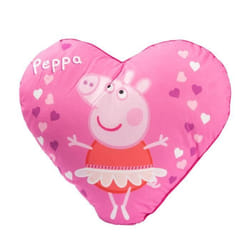 Coussin esthétique en peluche Peppa Pig - UNITED LABELS - 45 x 45 cm - Rose - Enfant - Intérieur