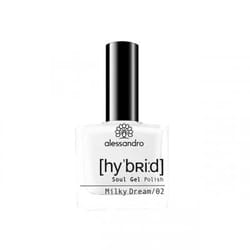 alessandro Hybrid Colour Milky Dream vernis à ongles avec gel Blanc