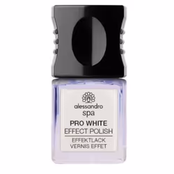 alessandro Pro White Nail Effect Polish Coconut Oil Enriched, 10 ml, Blanchiment, Gloss, Huile de coco, Bouteille, Brosse