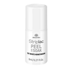 alessandro Striplac Peel or Soak White Honeymoon vernis à ongles avec gel 8 ml Blanc