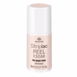 alessandro Striplac Peel or Soak Baby Pink, 8 ml, Rose, Baby Pink, 1 pièce(s)