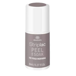 alessandro Striplac Peel or Soak Yoga Morning vernis à ongles avec gel 8 ml Gris
