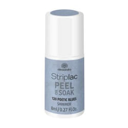 alessandro Striplac Peel or Soak Poetic Blues vernis à ongles avec gel 8 ml Bleu