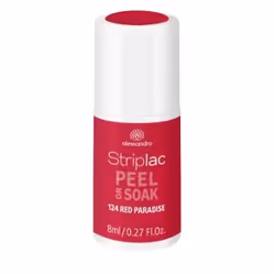 alessandro Striplac Peel or Soak Red Paradise, 8 ml, Rouge, Red Paradise, 1 pièce(s)