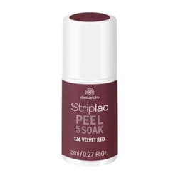 alessandro Striplac Peel or Soak Velvet Red vernis à ongles avec gel 8 ml Rouge