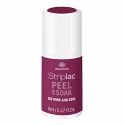 alessandro Striplac Peel or Soak Wine and Soul, 8 ml, Bordeaux, Wine and Soul, 1 pièce(s)