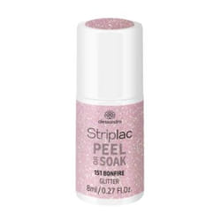 alessandro Striplac Bonfire Glitter vernis à ongles avec gel 8 ml Rose