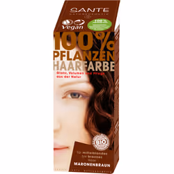 Sante Naturkosmetik 40188, Marron, Chestnut brown, Femmes, Cassia Auriculata Leaf Powder, Lawsonia Inermis (Henna) Leaf Powde ...