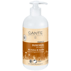 Sante Naturkosmetik 42313 gel douche et nettoyant pour le corps 500 ml Unisexe Noix de coco, Vanille