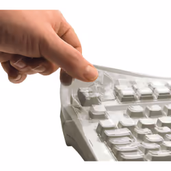 CHERRY WetEx, Couvercle pour clavier, 0,25 mm, Transparent