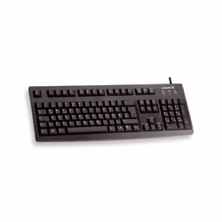 CHERRY G83-6104, Taille réelle (100 %), Avec fil, USB, QWERTY, Noir