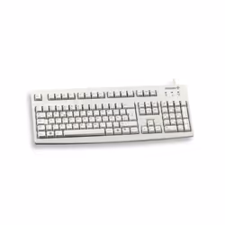 CHERRY G83-6105, Avec fil, USB, QWERTY, Gris