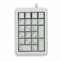 CHERRY G84-4700 KEYPAD Pavé numérique filaire, USB, gris clair, FR