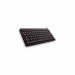 CHERRY G84-4100 COMPACT KEYBOARD Clavier filaire miniature, USB/PS2, noir, AZERTY - FR