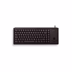 CHERRY G84-4400, Taille réelle (100 %), Avec fil, PS/2, QWERTY, Noir