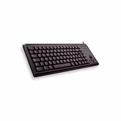CHERRY G84-4400 TRACKBALL KEYBOARD Clavier filaire miniature, trackball, PS2, noir, AZERTY - FR