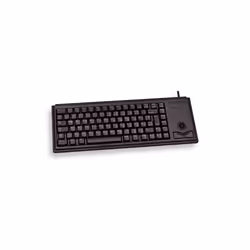CHERRY G84-4400 TRACKBALL KEYBOARD Clavier filaire miniature, trackball, PS2, noir, AZERTY - FR