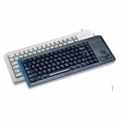 CHERRY G84-4400, Taille réelle (100 %), Avec fil, USB, Noir