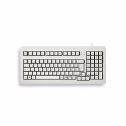 CHERRY G80-1800, Taille réelle (100 %), Avec fil, USB, QWERTY, Gris