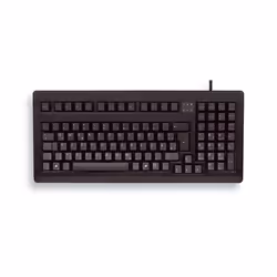 CHERRY G80-1800, Taille réelle (100 %), Avec fil, USB, QWERTZ, Noir