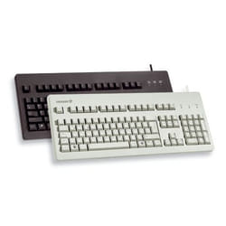 CHERRY Standard PC keyboard G80-3000 USB, PS-2 clavier USB + PS/2 QWERTY Noir