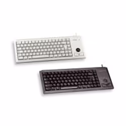 CHERRY G84-4420LPBEU, Avec fil, PS/2, Gris