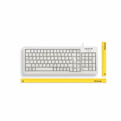 CHERRY XS clavier USB QWERTZ Allemand Gris