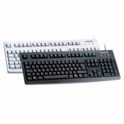 CHERRY G83-6105 (HU), Avec fil, USB, QWERTY, Gris