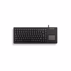 CHERRY XS G84-5500 TOUCHPAD KEYBOARD Clavier filaire miniature, touchpad, USB, noir, AZERTY - FR, Taille réelle (100 %), Avec ...