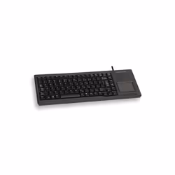 CHERRY XS G84-5500 TOUCHPAD KEYBOARD Clavier filaire miniature, touchpad, USB, noir, AZERTY - FR