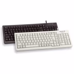 CHERRY G84-5200, Avec fil, USB + PS/2, Noir