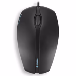 CHERRY GENTIX CORDED ILLUMINATED MOUSE, Souris rétroéclairée, noir, USB, Ambidextre, Optique, USB Type-A, 1000 DPI, Noir
