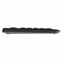 CHERRY KC 1000, Taille réelle (100 %), Avec fil, USB, QWERTY, Noir
