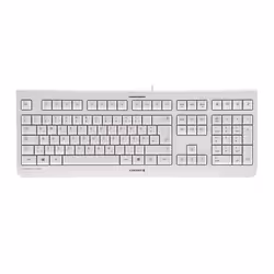 CHERRY KC 1000, Taille réelle (100 %), Avec fil, USB, AZERTY, Gris