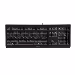 CHERRY KC 1000, Taille réelle (100 %), Avec fil, USB, AZERTY, Noir