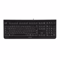CHERRY KC 1000, Taille réelle (100 %), Avec fil, USB, QWERTZ, Noir