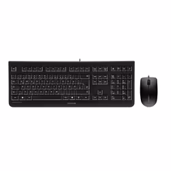 CHERRY DC 2000, Taille réelle (100 %), Avec fil, USB, Noir, Souris incluse