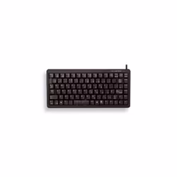 CHERRY G84-4100, Mini, Avec fil, USB, QWERTY, Noir
