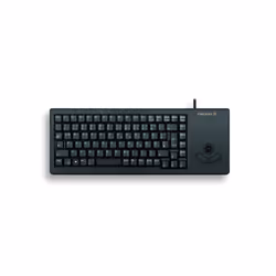 CHERRY XS Trackball, Taille réelle (100 %), Avec fil, USB, QWERTY, Noir