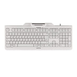 CHERRY KC 1000 SC clavier USB AZERTY Belge Blanc