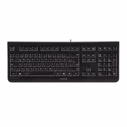CHERRY DC 2000, Avec fil, USB, Clavier mécanique, QWERTY, Noir, Souris incluse