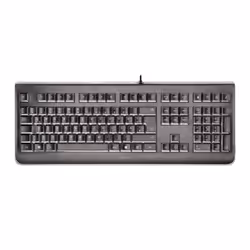 CHERRY KC 1068, Taille réelle (100 %), Avec fil, USB, Noir