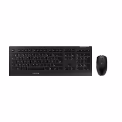 CHERRY B.UNLIMITED 3.0 Ensemble Clavier & Souris sans fil, rechargeable, noir, USB, AZERTY - FR, Sans fil, RF sans fil, C ...