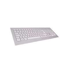 CHERRY DW 8000 clavier Souris incluse RF sans fil QWERTY Anglais américain Argent, Blanc