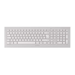 CHERRY DW 8000 clavier Souris incluse RF sans fil Suisse Argent, Blanc